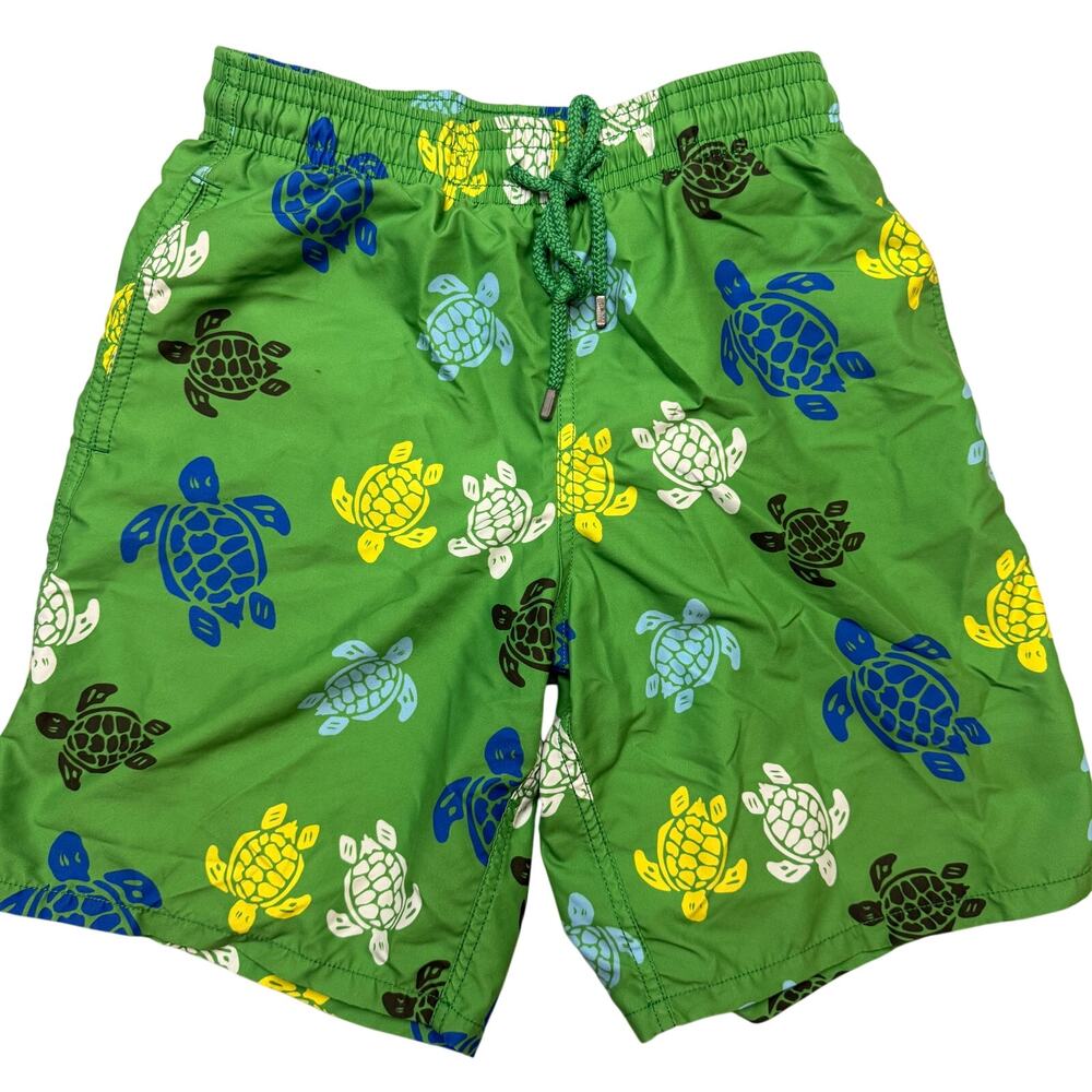 Vilebrequin Turtle Print Swim Shorts Trunks Men's Medium Beach Swim